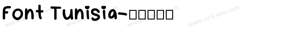 Font Tunisia字体转换
